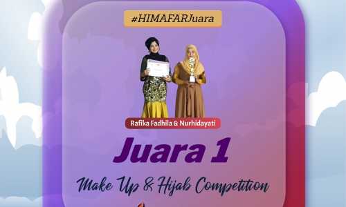 Juara 1 Make Up & Hijab Competition PIL MIPA XX
